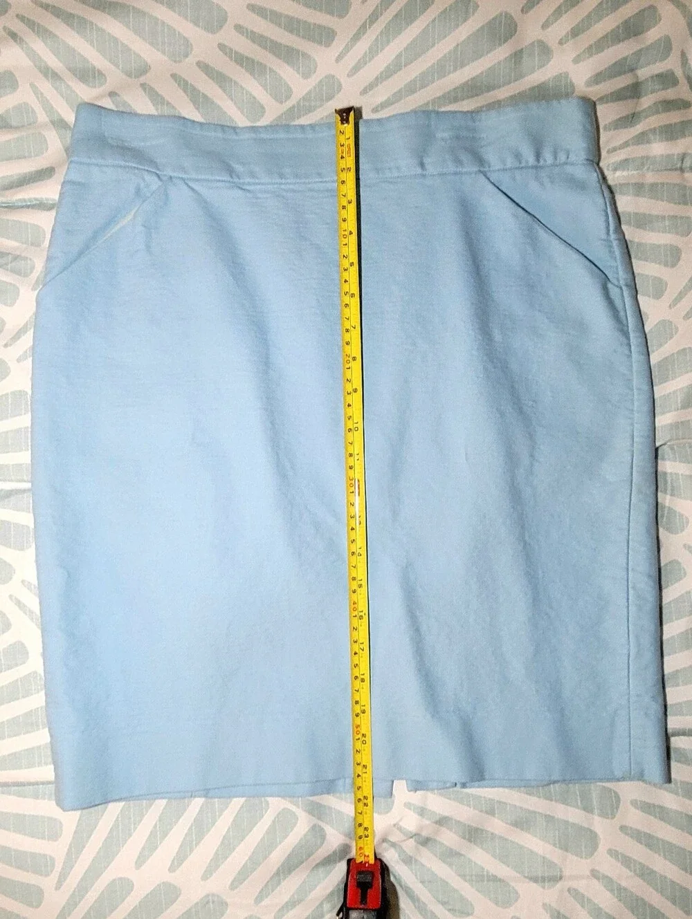 J. Crew  |  Light Blue Pencil Skirt